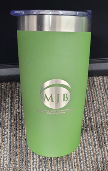 MJB Yowie Vacuum Tumbler - 18 oz. - Powder Coat - Laser Engraved