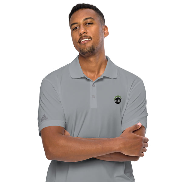 MJB Embroidered adidas performance polo shirt