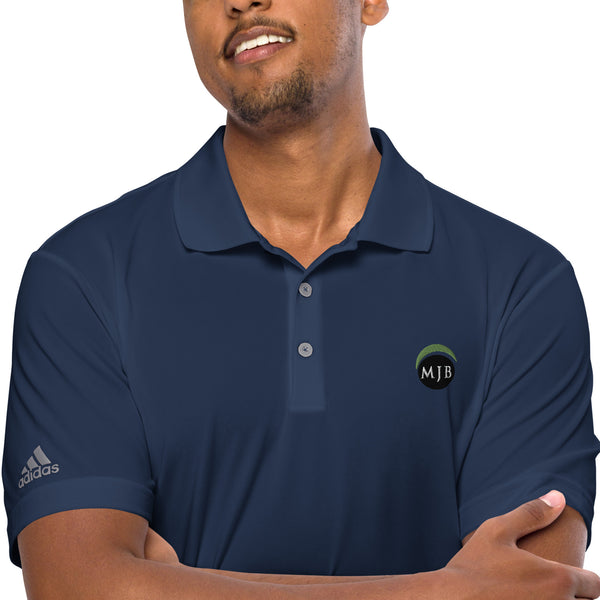MJB Embroidered adidas performance polo shirt
