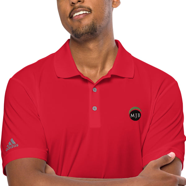 MJB Embroidered adidas performance polo shirt