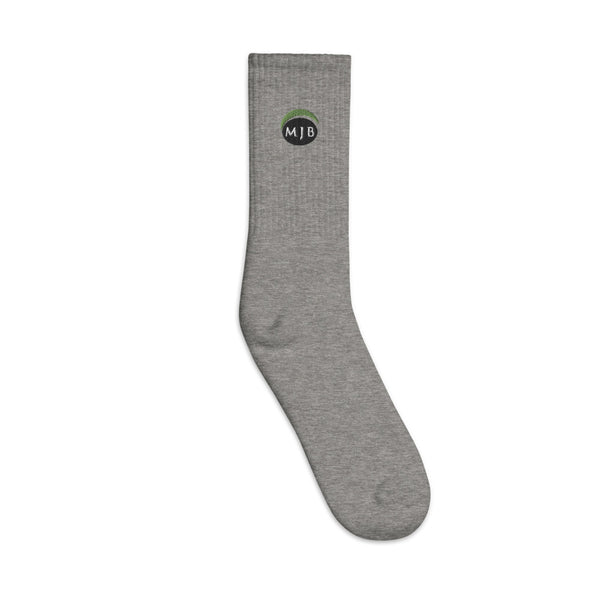MJB Embroidered Socks