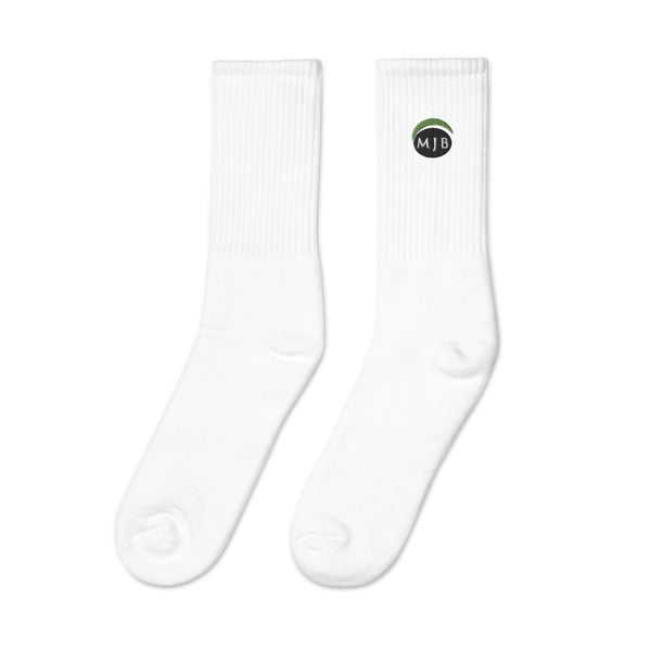MJB Embroidered Socks