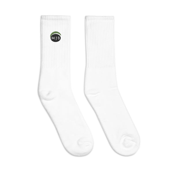 MJB Embroidered Socks