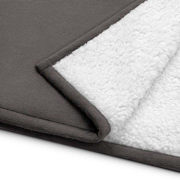 MJB Embroidered Premium sherpa blanket