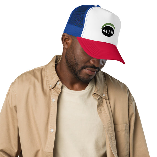 MJB Embroidered Foam trucker hat