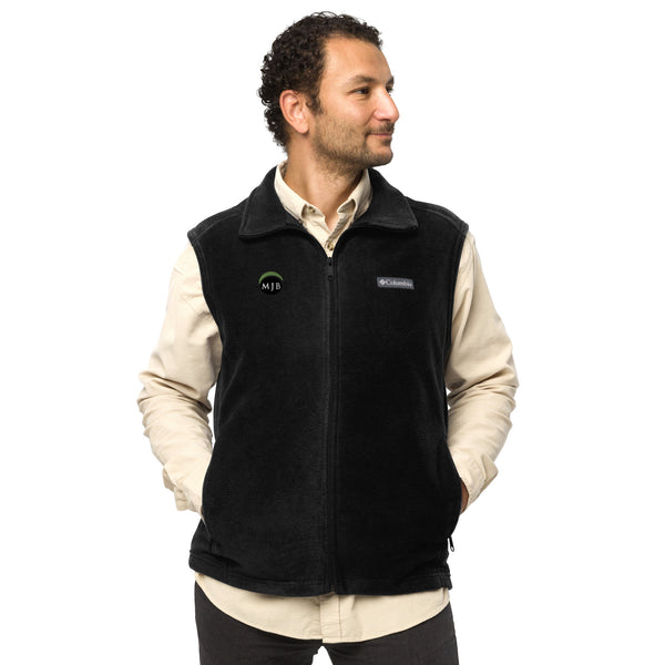 MJB Embroidered Men’s Columbia fleece vest