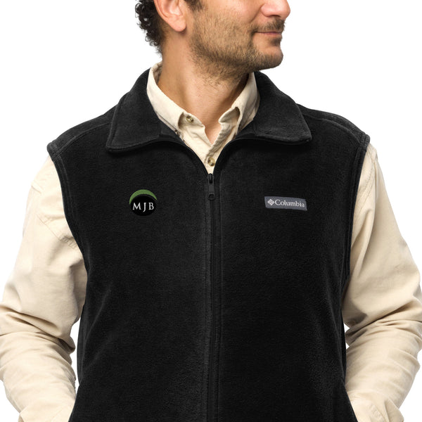 MJB Embroidered Men’s Columbia fleece vest
