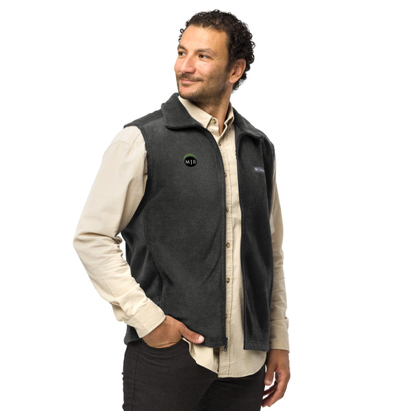 MJB Embroidered Men’s Columbia fleece vest
