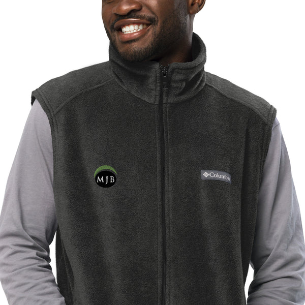 MJB Embroidered Men’s Columbia fleece vest