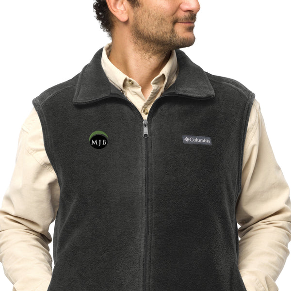 MJB Embroidered Men’s Columbia fleece vest