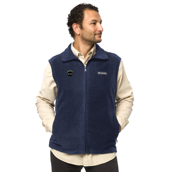 MJB Embroidered Men’s Columbia fleece vest
