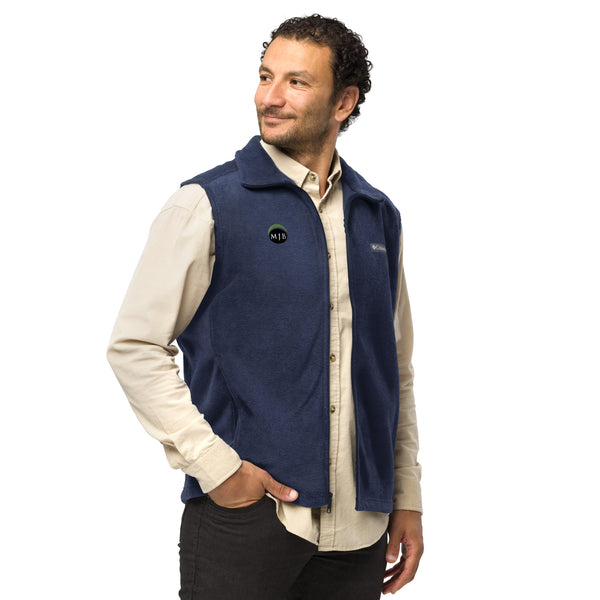 MJB Embroidered Men’s Columbia fleece vest