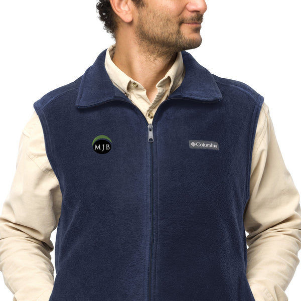 MJB Embroidered Men’s Columbia fleece vest