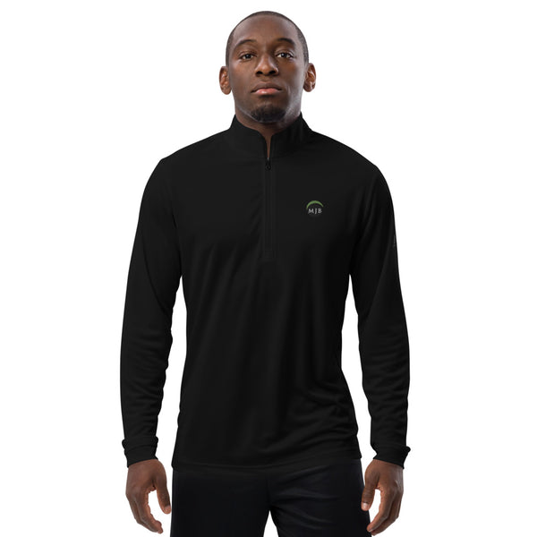 MJB x Adidas Embroidered Quarter zip pullover