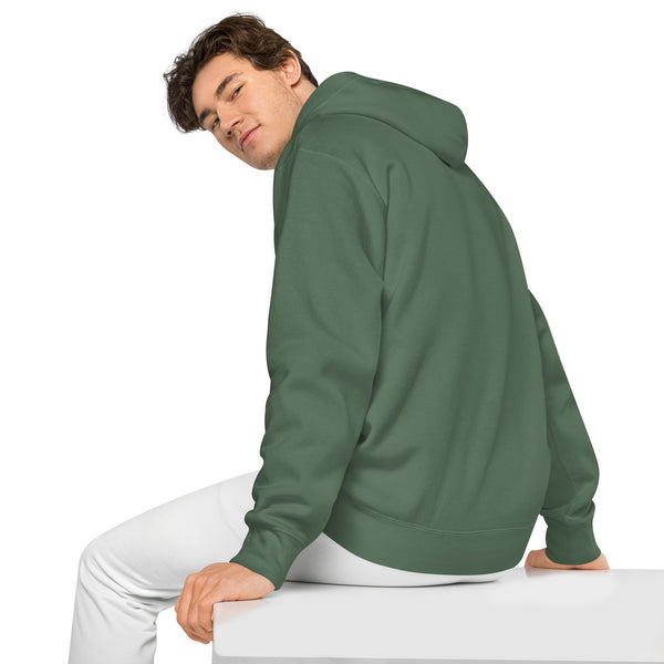 MJB Embroidered Unisex pigment-dyed hoodie