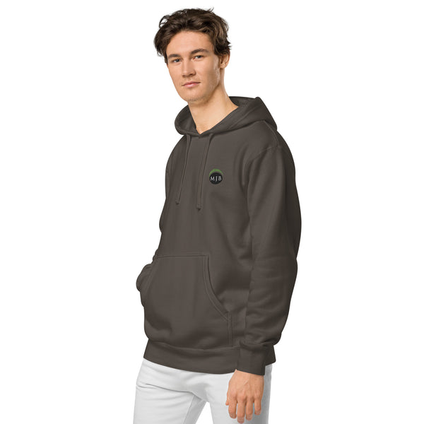 MJB Embroidered Unisex pigment-dyed hoodie