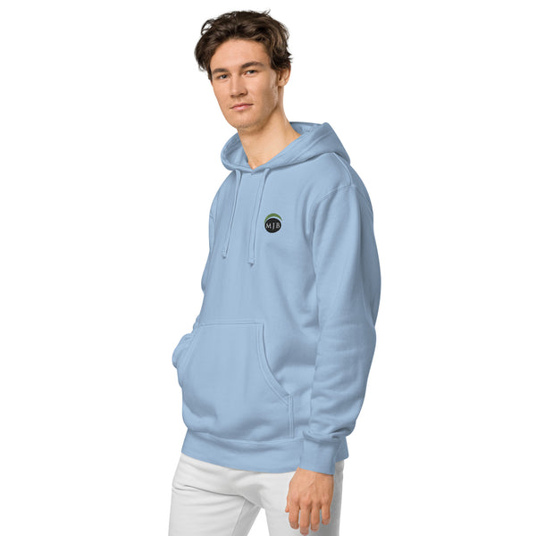 MJB Embroidered Unisex pigment-dyed hoodie