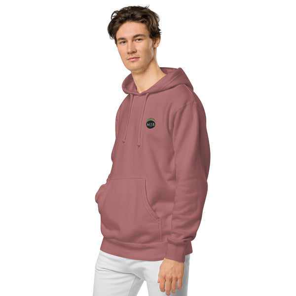 MJB Embroidered Unisex pigment-dyed hoodie