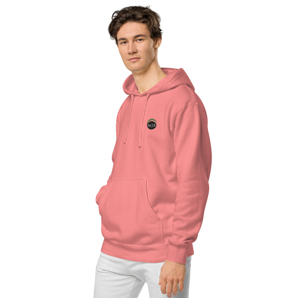 MJB Embroidered Unisex pigment-dyed hoodie