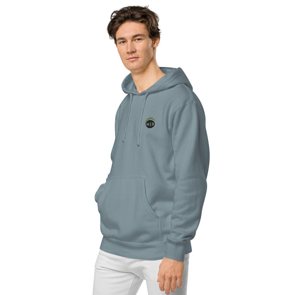 MJB Embroidered Unisex pigment-dyed hoodie