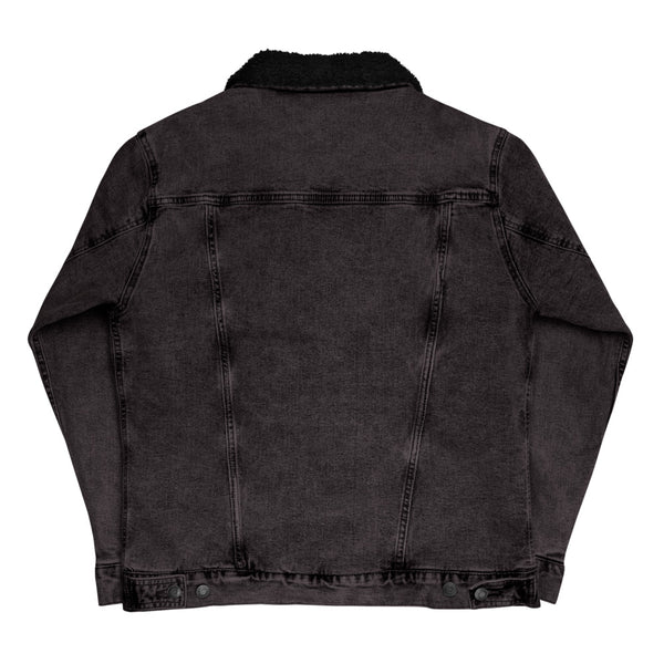 MJB Embroidered Unisex denim sherpa jacket