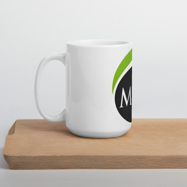 MJB White Glossy Mug