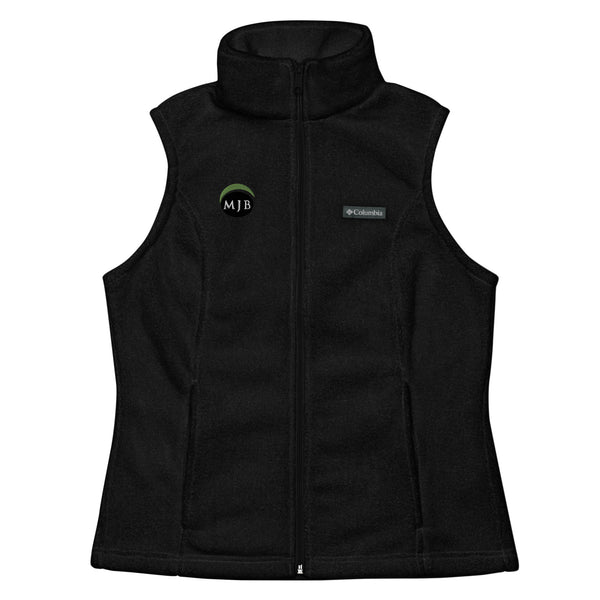 MJB Embroidered Women’s Columbia fleece vest