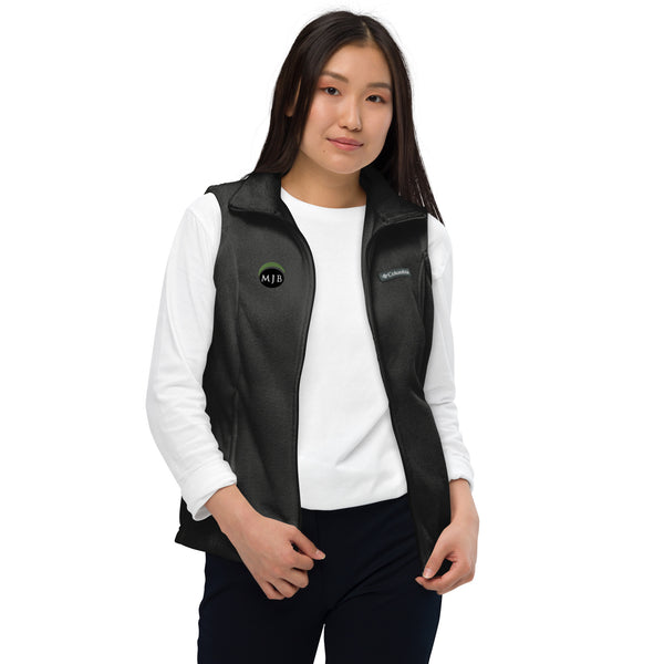 MJB Embroidered Women’s Columbia fleece vest