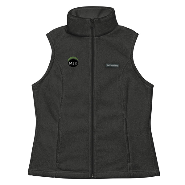 MJB Embroidered Women’s Columbia fleece vest